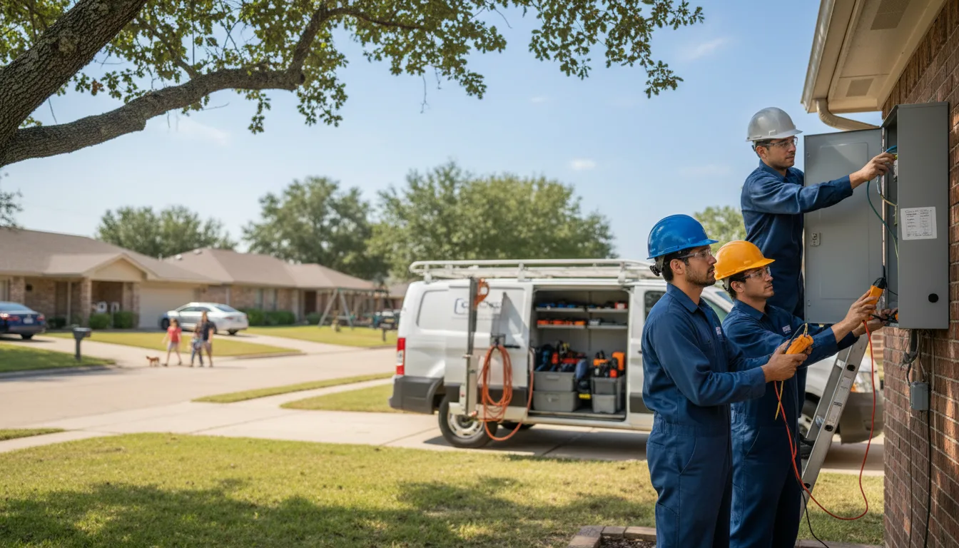 Certified electrician providing emergency electrical services in Minter City, MS